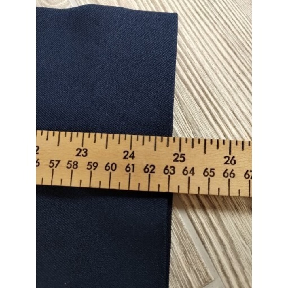 Silhouette Shimmer Style 0456606 Size 10PT Blue Women's Slacks Blue Pockets - Picture 2 of 3